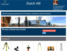 Tablet Screenshot of dutchhill.com